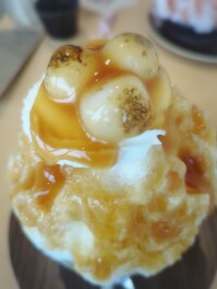 かき氷　みたらしみるくを喰らうの巻　三条　オン　ザ　ウマミ　Sweets男子のスイーツ巡り