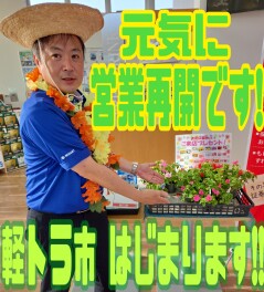改めて軽トラ市はじまります！！