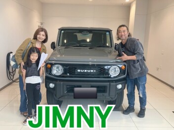 ジムニーを納車させていただきました☆!