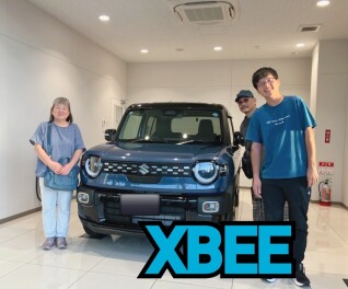 クロスビーを納車させていただきました！！