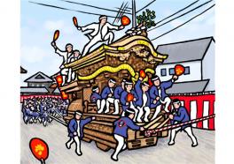 2018年津久野地区だんじりのお知らせ(*^_^*)