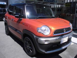 クロスビー試乗車