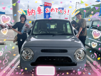 ラパンご納車おめでとうございます！