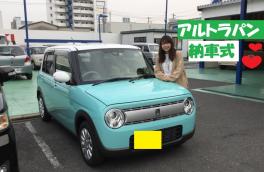 ミントのラパン納車です♪