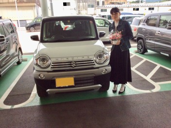 ハスラーでイメチェン！　ご納車いたしました (^^*