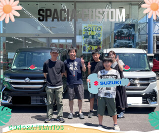 スペーシアカスタム納車しました☆彡