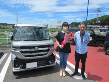 新車スペーシアカスタムご納車です！！