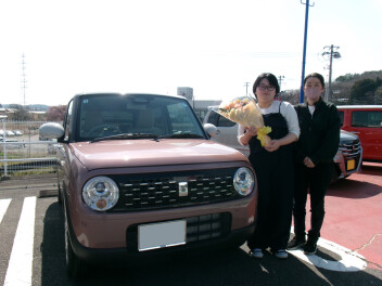 新車ラパンご納車です☆