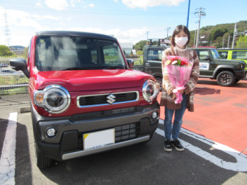 新車ハスラーご納車です！！