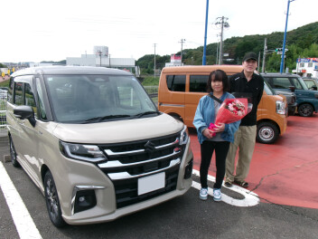 新車ソリオご納車です！