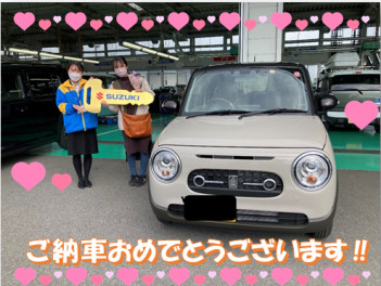 ラパンご納車おめでとうございます！