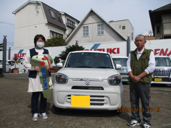 明石市M様アルト納車式！