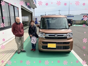 スペーシア納車させていただきました☆