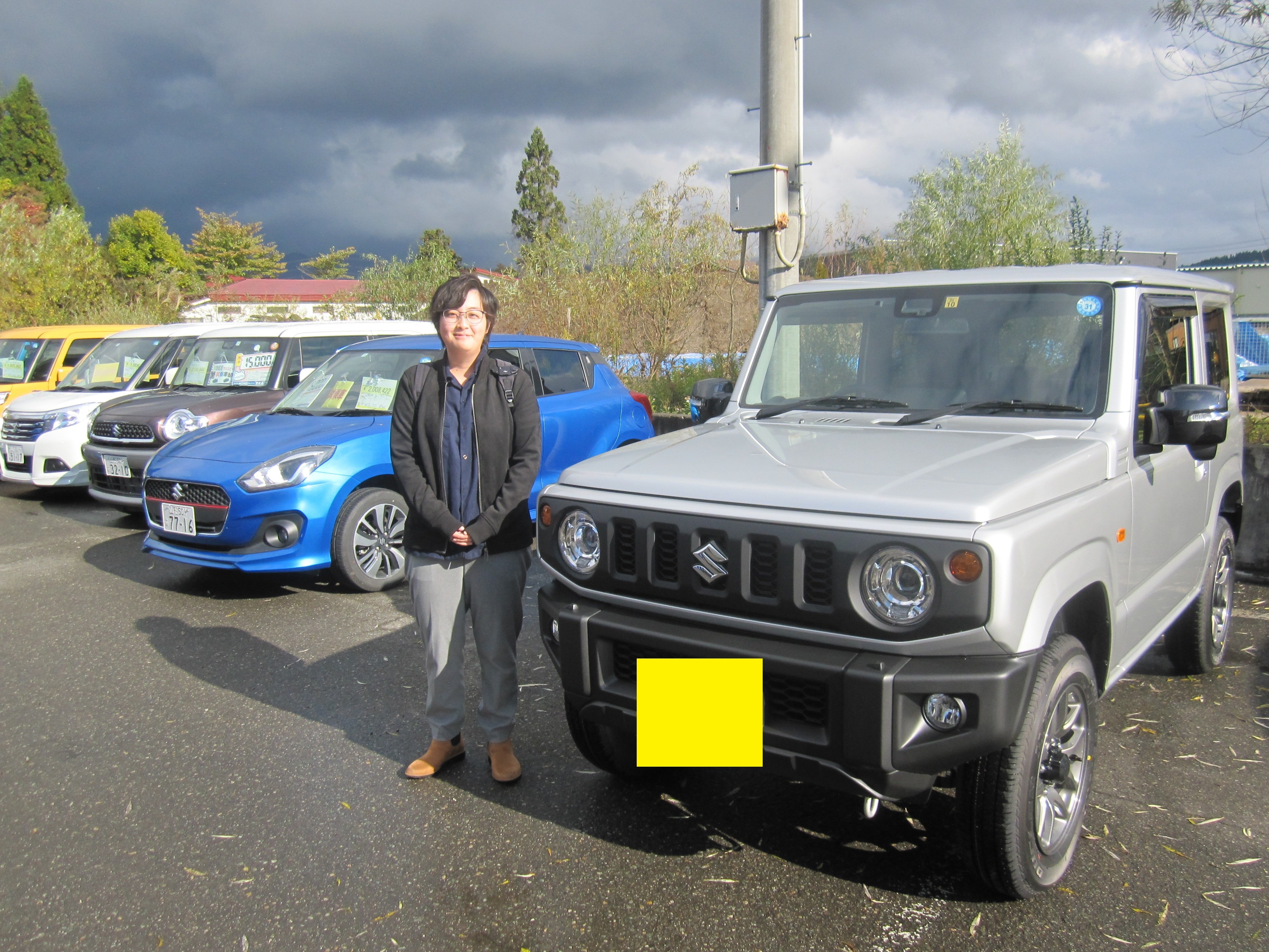 ジムニー納車させていただきました 納車ギャラリー お店ブログ 株式会社スズキ自販山形 スズキアリーナ山形最上