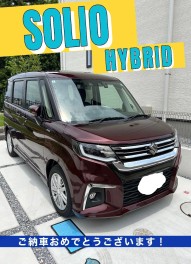K様、ソリオご納車おめでとうございます！！