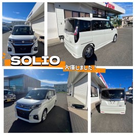 納車待ちのお客様のソリオが入庫しました！