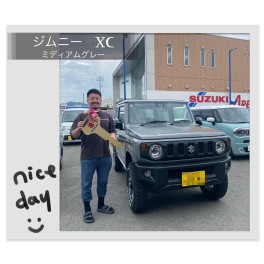 ジムニー納車式を行いました。