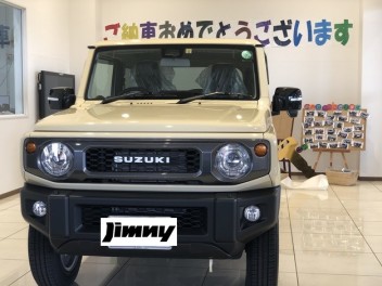 Jimnyご納車おめでとうございます♪