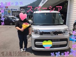 Ｏ様、スペーシア納車ありがとうございます♪♪