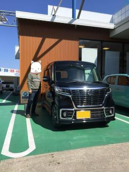 スペーシアカスタムＸＳターボ★ブラック☆納車★☆