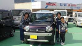 千代田町M様ハスラーG★レアカラー紫っ！納車しました(^O^)／