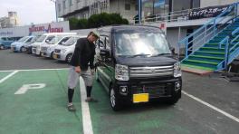山手町A様・エブリィワゴン(PZターボスペシャル ハイルーフ バックアイカメラ)納車☆