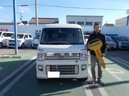 エブリイワゴン納車です。　♪