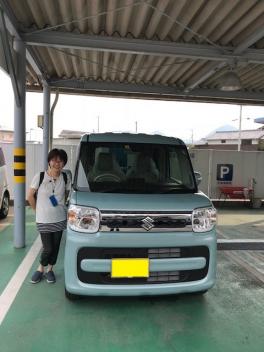 Y様　スペーシア納車おめでとうございます