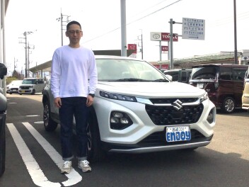 T様　この度はフロンクスのご納車ありがとうございました。