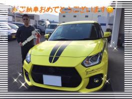 三宅様のスイフトスポーツ納車致しました！