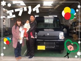 安藤様のエブリイ納車致しました！