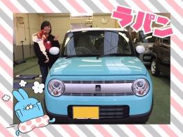 牟田口様のラパン納車致しました！