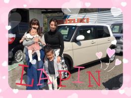 アシタニ様のラパン納車致しました！！