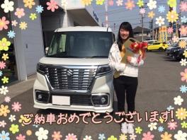 石川様のスペーシアカスタム納車致しました！