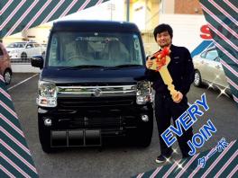 立川様のエブリィJOINターボ、納車致しました！