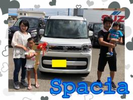 山田様のスペーシア納車致しました！