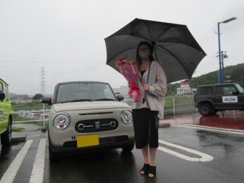 新車のラパンLCご納車です！！