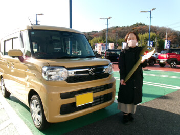 新車スペーシアご納車です☆