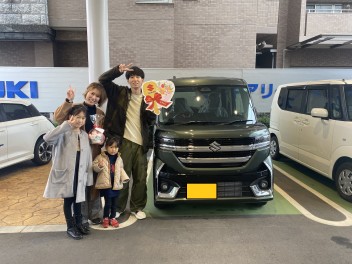 ――スペーシア　カスタム　納車しました！！