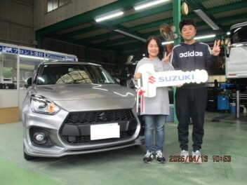 加古川市S様スイフトスポーツ納車式！