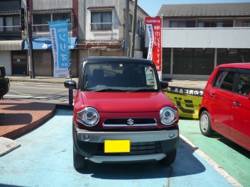 新車ハスラー納車です。