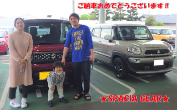 ☆祝☆スペーシアギアご納車(^o^)／