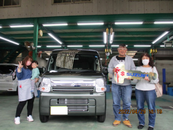 加古川市O様エブリィワゴン納車式！