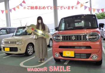 ✿祝✿ご納車！ワゴンＲスマイル(^_-)-☆