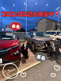 小型車展示中！！フロンクス２台あります！