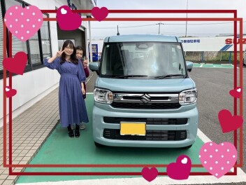 スペーシア納車させていただきました☆