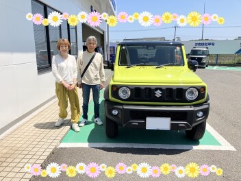 ジムニーシエラ納車させていただきました☆