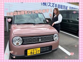 人気のラパン試乗車入りました！
