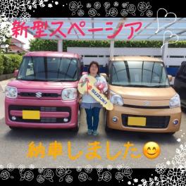 新型スペーシア納車しました☆