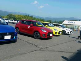 スイフトスポーツ試乗会 inスパ直入